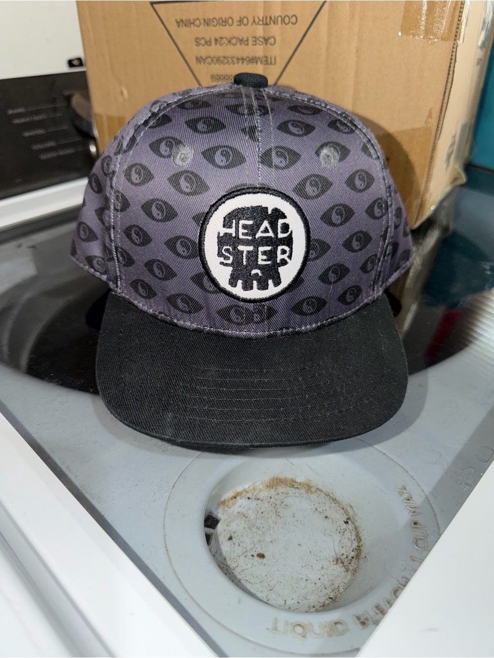 Infants Black & Gray Snapback Hat - 3/50$